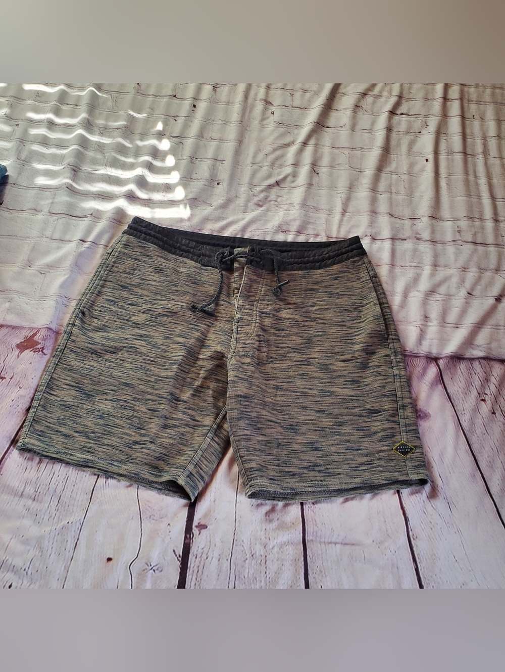 Rip Curl Boardwalk Volley Shorts Hybrid Style Heathered Men's Size Medium